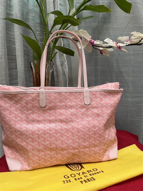 goyard pink bag|goyard mini tote price.